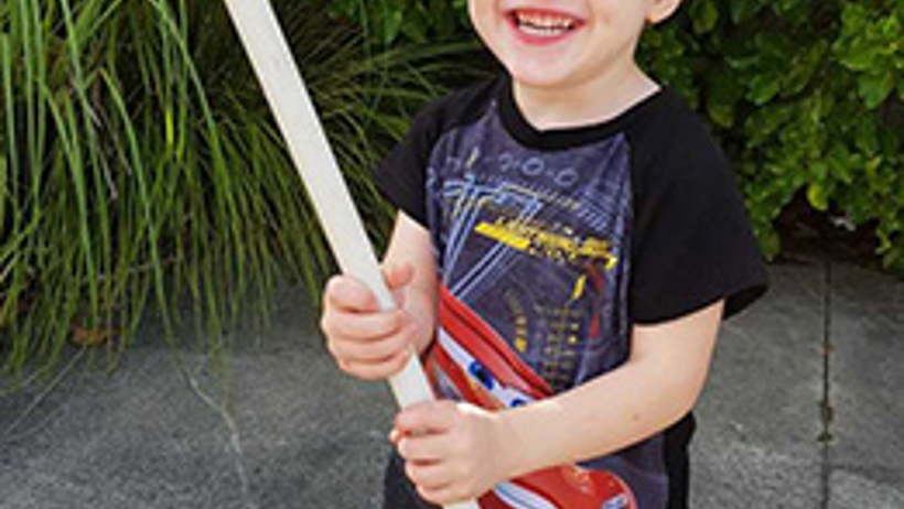 boy playing at Tauranga childcare