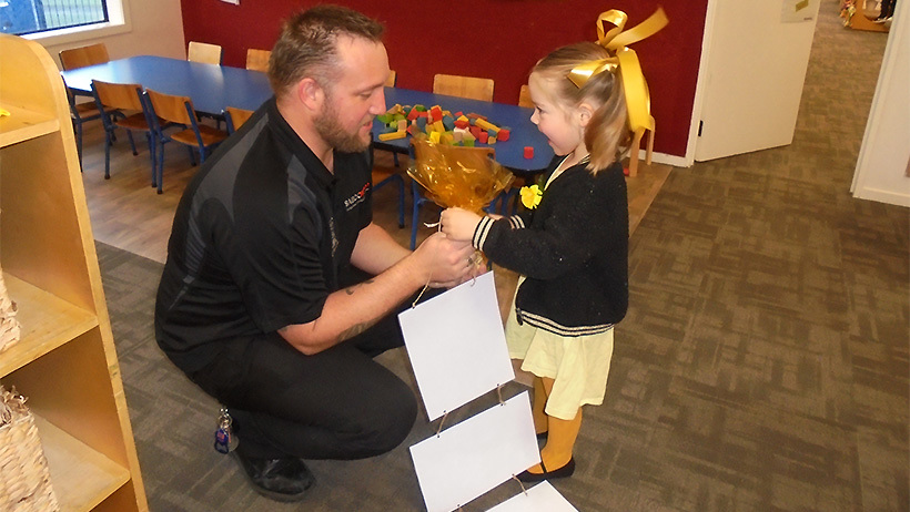 Fathers Day at Lollipops Pukekohe childcare