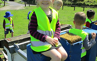 Lollipops Browns Bay daycare child trip to Freyberg Park
